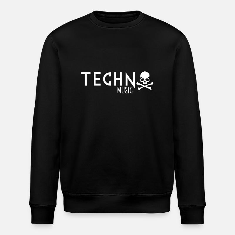 Musique techno - Sweat bio ROLLER Stanley/Stella Unisexe - noir