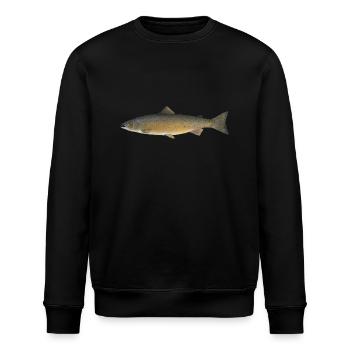 Salmon 2 - Sweat bio ROLLER Stanley/Stella Unisexe - noir - Devant - Nik (191cm)