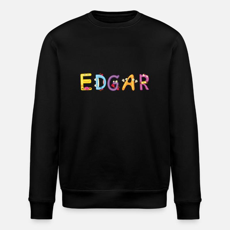 Edgar - Stanley/Stella Unisex Bio-Sweatshirt ROLLER - Schwarz