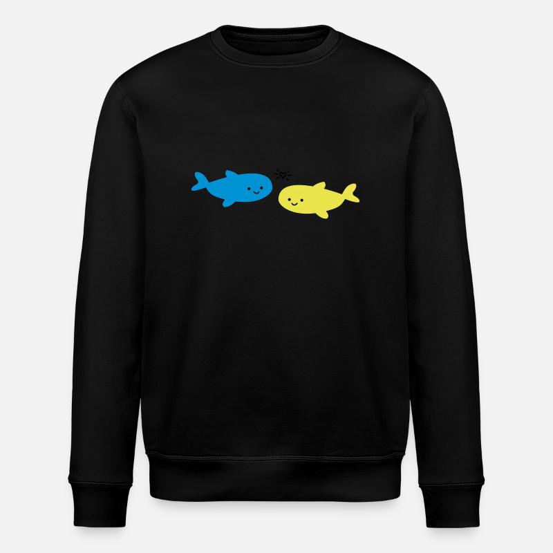 Liebe - Stanley/Stella Unisex Bio-Sweatshirt ROLLER - Schwarz