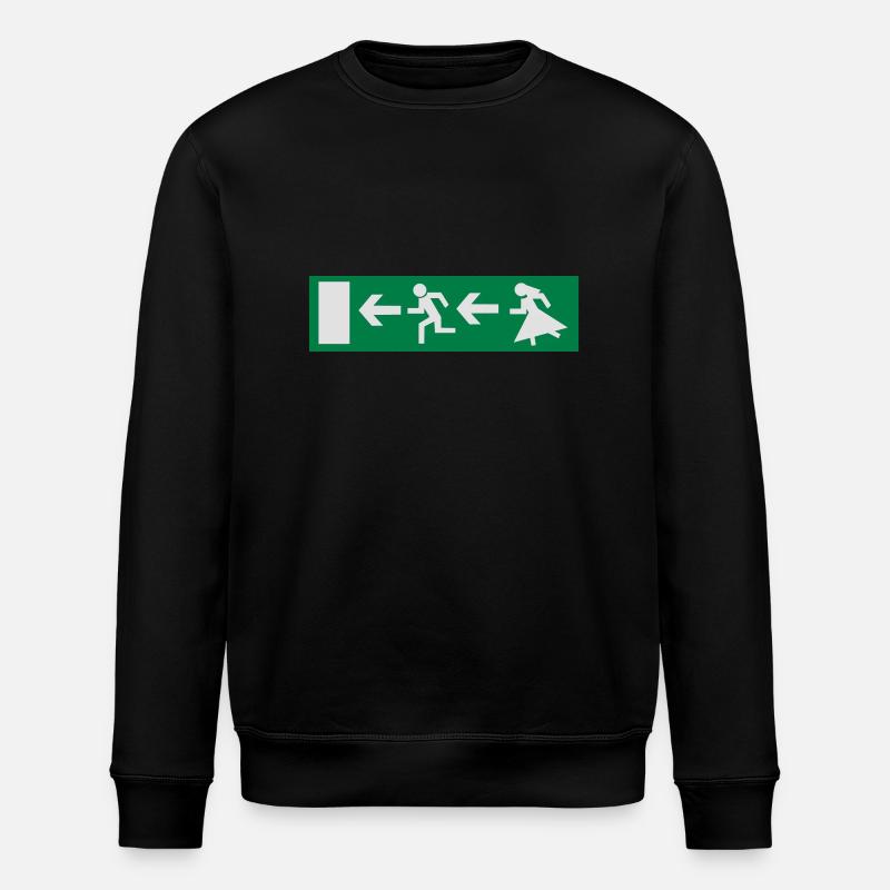 Junggesellenabschied - Stanley/Stella Unisex Bio-Sweatshirt ROLLER - Schwarz
