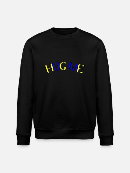 hug me - Stanley/Stella ROLLER Unisex Organic Sweatshirt - black