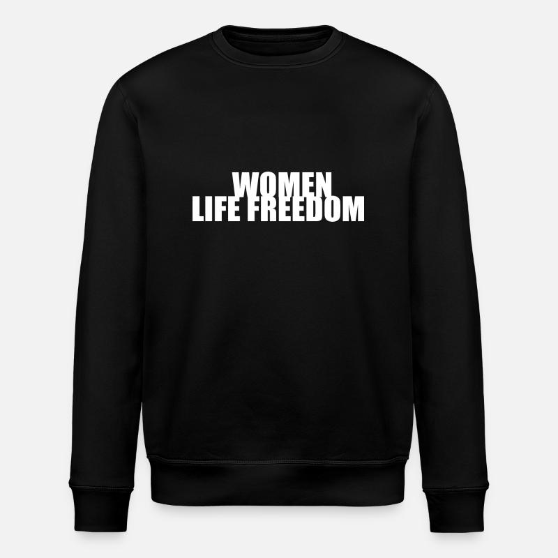 Women life freedom - Sweat bio ROLLER Stanley/Stella Unisexe - noir