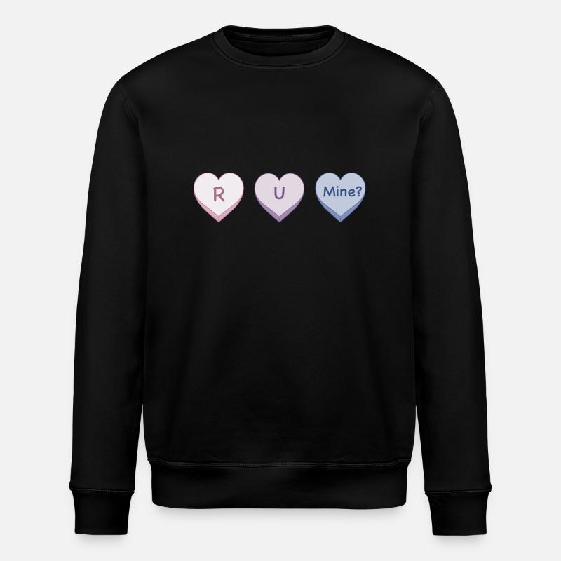 R U Mine? - Stanley/Stella ROLLER Unisex Organic Sweatshirt - black