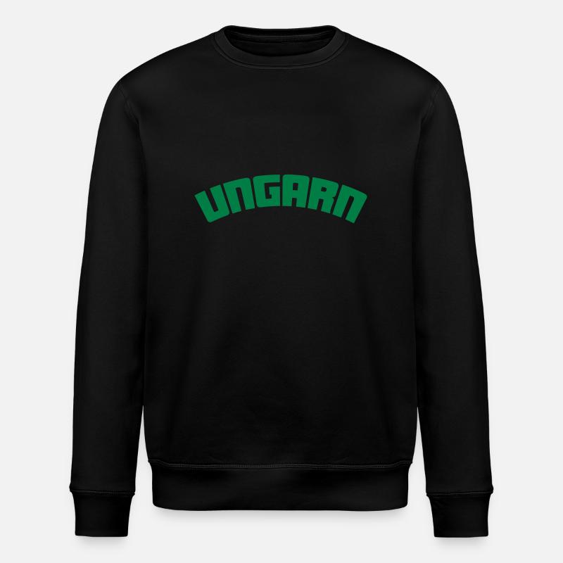 hungary - Stanley/Stella ROLLER Unisex Organic Sweatshirt - black