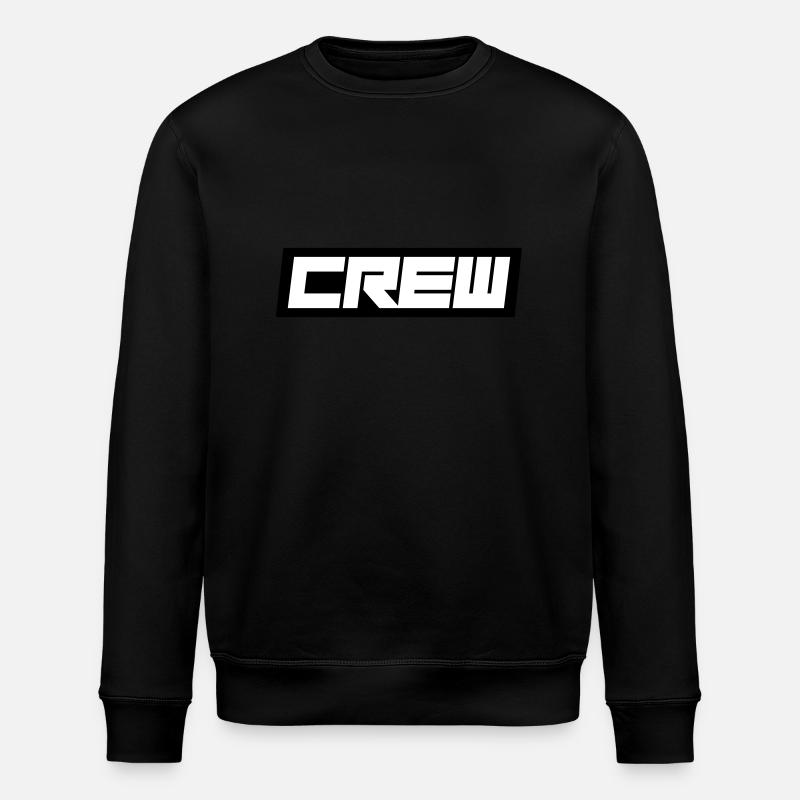 Crew - Stanley/Stella ROLLER Unisex Organic Sweatshirt - black