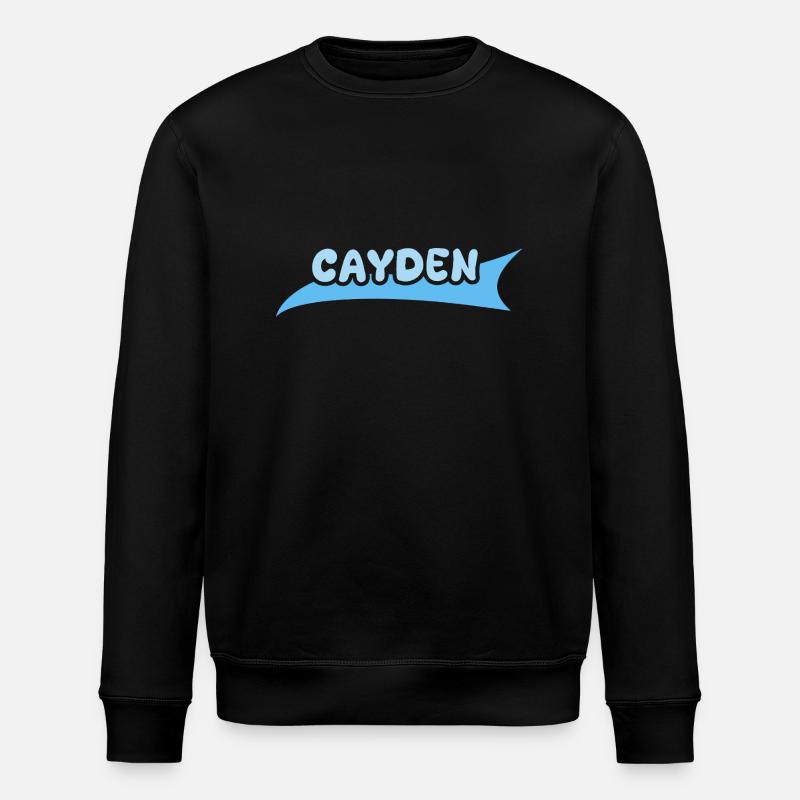 Cayden as a given name - Stanley/Stella ROLLER Unisex Organic Sweatshirt - black