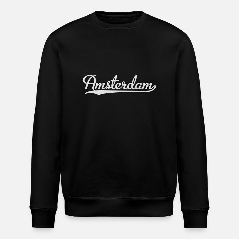 Amsterdam - Stanley/Stella Unisex Bio-Sweatshirt ROLLER - Schwarz