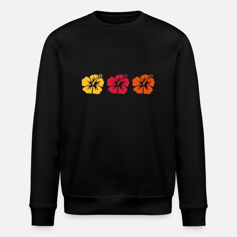 Hibiscus - Sweat bio ROLLER Stanley/Stella Unisexe - noir