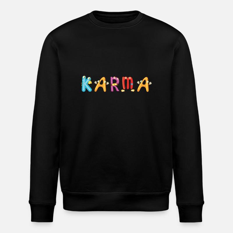 Karma - Stanley/Stella Unisex Bio-Sweatshirt ROLLER - Schwarz