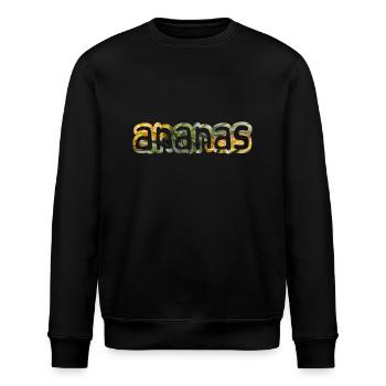 ananas - Sweat bio ROLLER Stanley/Stella Unisexe - noir - Devant - Nik (191cm)