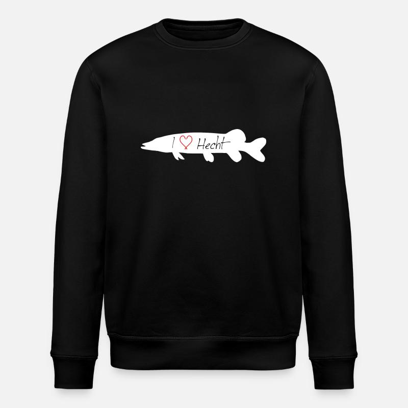 I Love Pike blanc - Sweat bio ROLLER Stanley/Stella Unisexe - noir