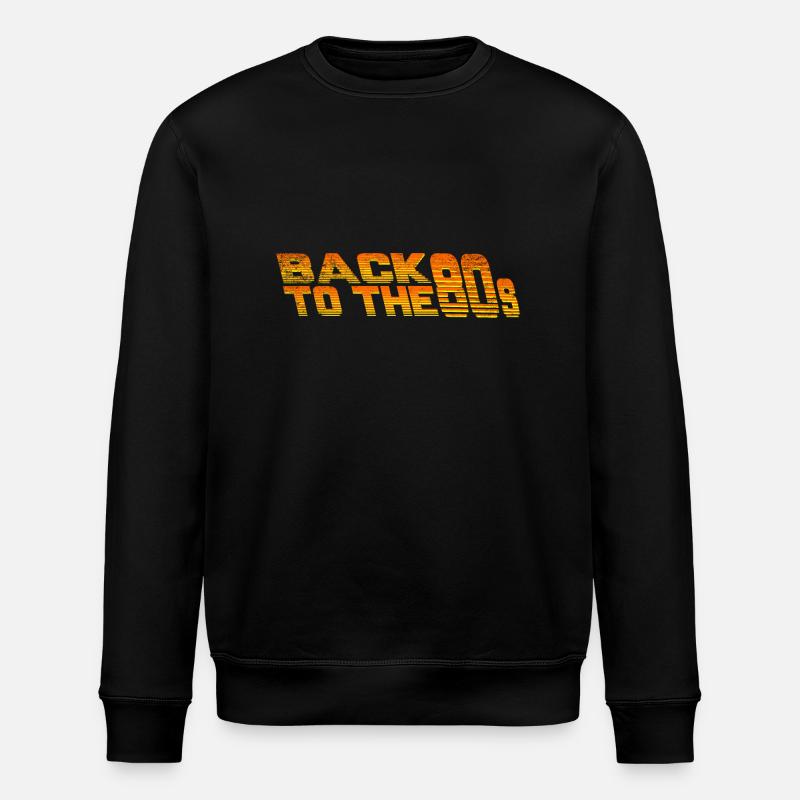 Take Me Back to 80's - Stanley/Stella ROLLER Unisex Organic Sweatshirt - black