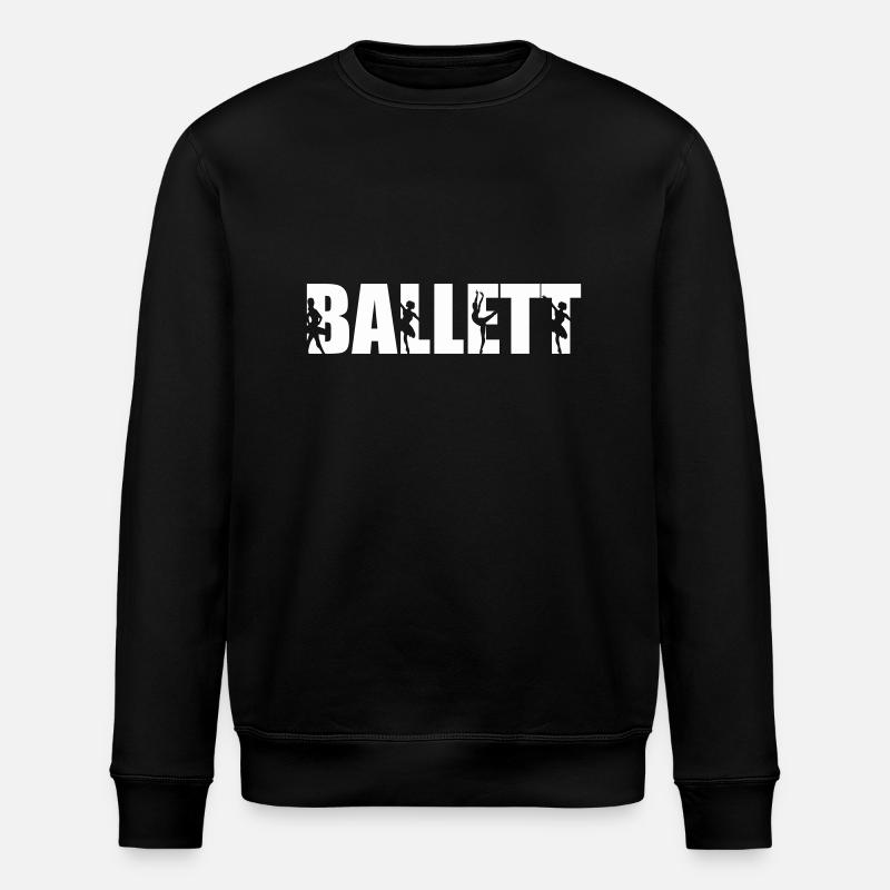 ballet - Stanley/Stella ROLLER Unisex Organic Sweatshirt - black