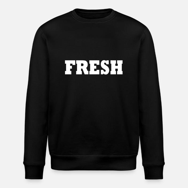 Fresh - Sweat bio ROLLER Stanley/Stella Unisexe - noir