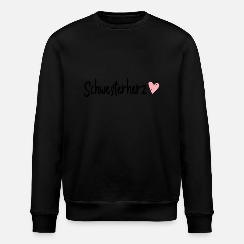schwesterherz - Stanley/Stella Unisex Bio-Sweatshirt ROLLER - Schwarz