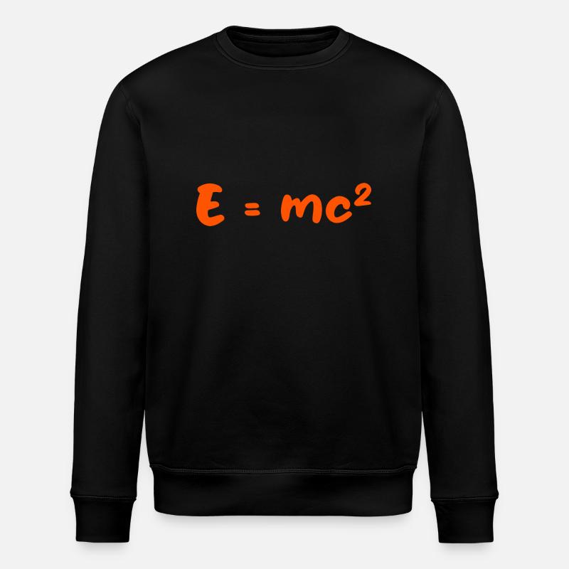 E=mc2 - Stanley/Stella ROLLER Unisex Organic Sweatshirt - black