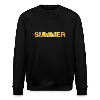 Summer - Stanley/Stella Unisex Bio-Sweatshirt ROLLER - Schwarz - Vorne - Nik (191cm)