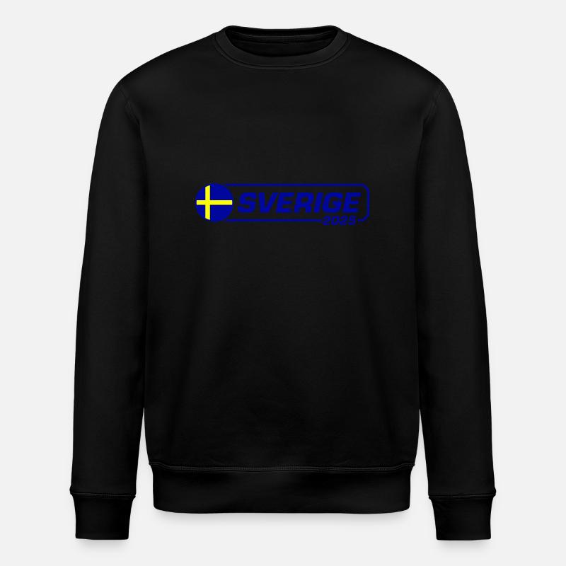 Suède 2025 Sverige - Sweat bio ROLLER Stanley/Stella Unisexe - noir