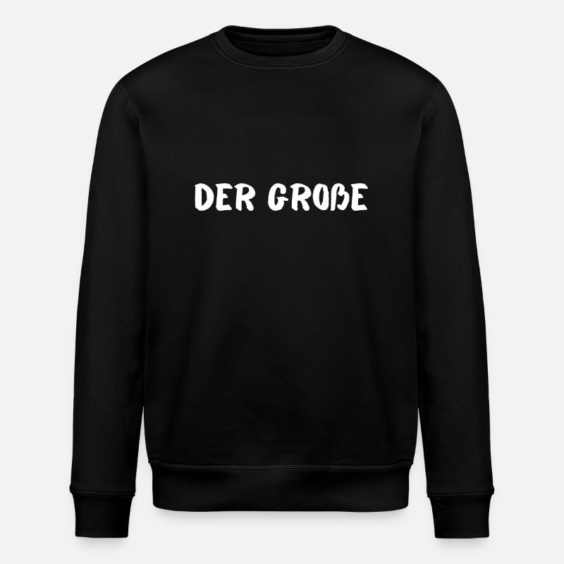 Der Große Papa - Stanley/Stella Unisex Bio-Sweatshirt ROLLER - Schwarz