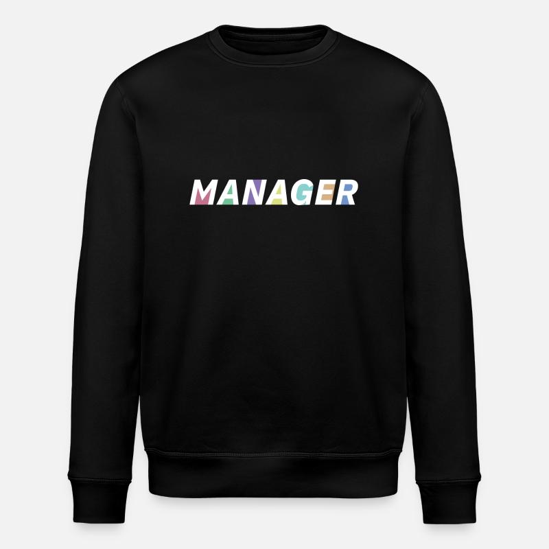 The manager - Stanley/Stella ROLLER Unisex Organic Sweatshirt - black