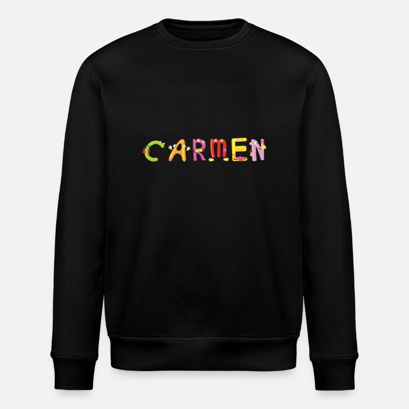 Carmen - Stanley/Stella Unisex Bio-Sweatshirt ROLLER - Schwarz