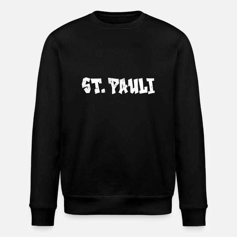 ST. PAULI - Stanley/Stella ROLLER Unisex Organic Sweatshirt - black