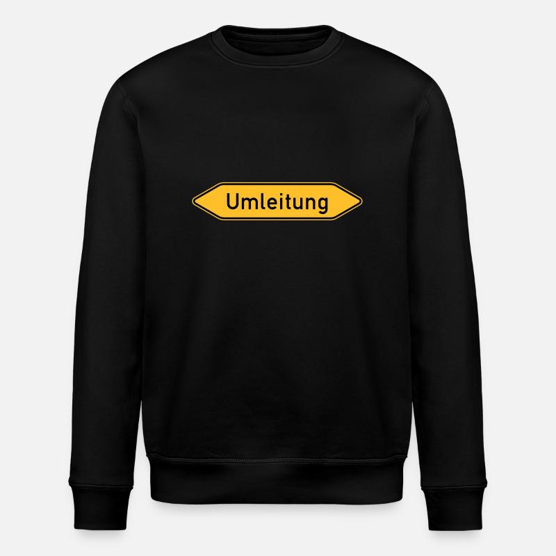 Umleitung Doppelt - Stanley/Stella Unisex Bio-Sweatshirt ROLLER - Schwarz