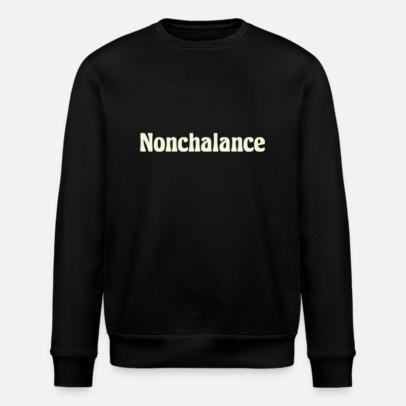 Nonchalance - Stanley/Stella Unisex Bio-Sweatshirt ROLLER - Schwarz