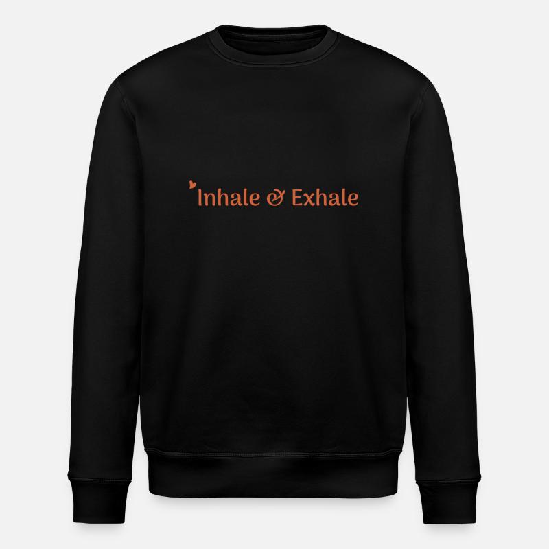 inhale & exhale - Stanley/Stella Unisex Bio-Sweatshirt ROLLER - Schwarz