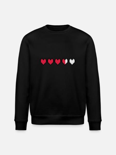 Life pixels - Stanley/Stella ROLLER Unisex Organic Sweatshirt - black
