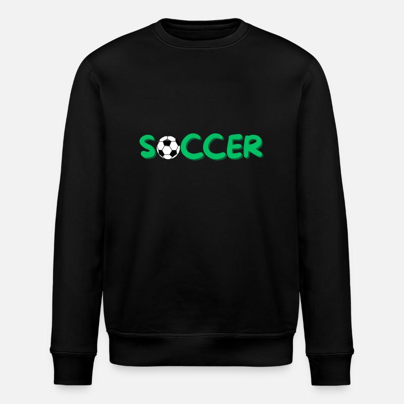 Soccer - Stanley/Stella Unisex Bio-Sweatshirt ROLLER - Schwarz