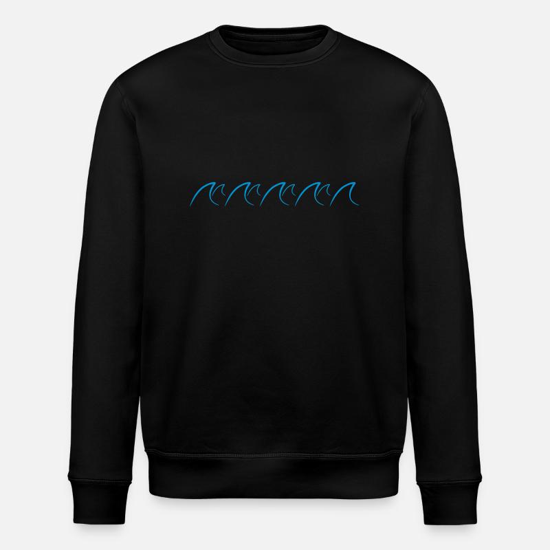 Waves Design - Stanley/Stella Unisex Bio-Sweatshirt ROLLER - Schwarz