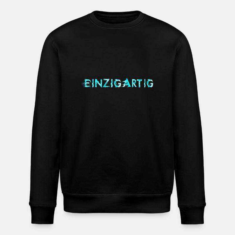 Einzigartig arctic blue - Stanley/Stella Unisex Bio-Sweatshirt ROLLER - Schwarz