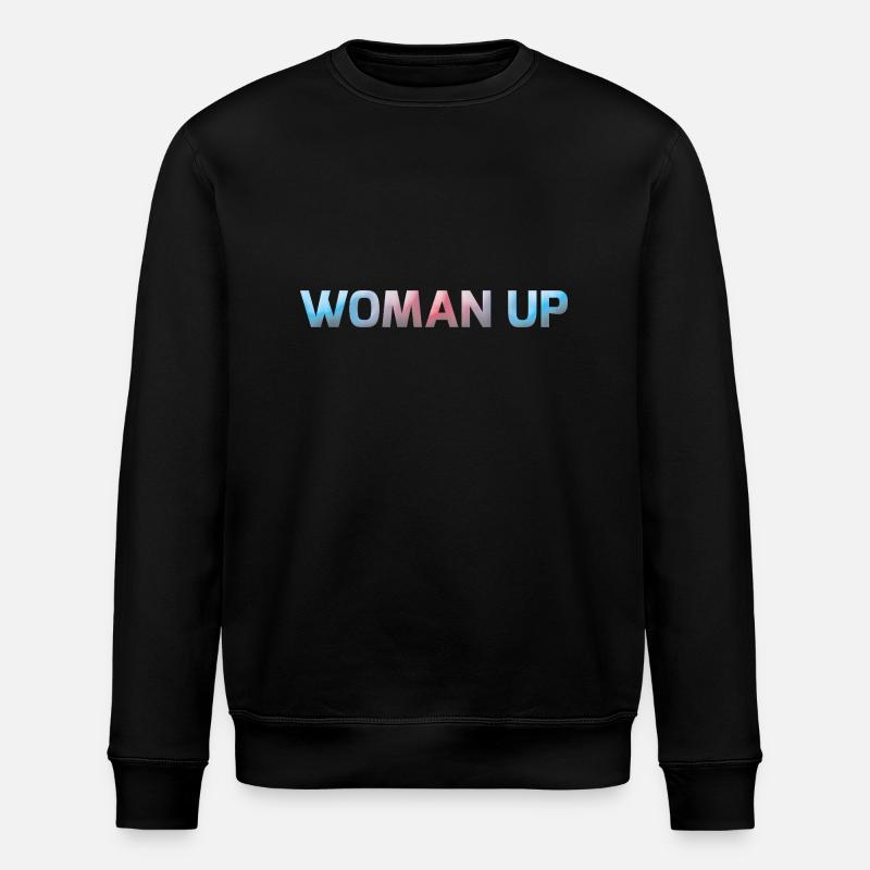 Woman Up - Stanley/Stella Unisex Bio-Sweatshirt ROLLER - Schwarz