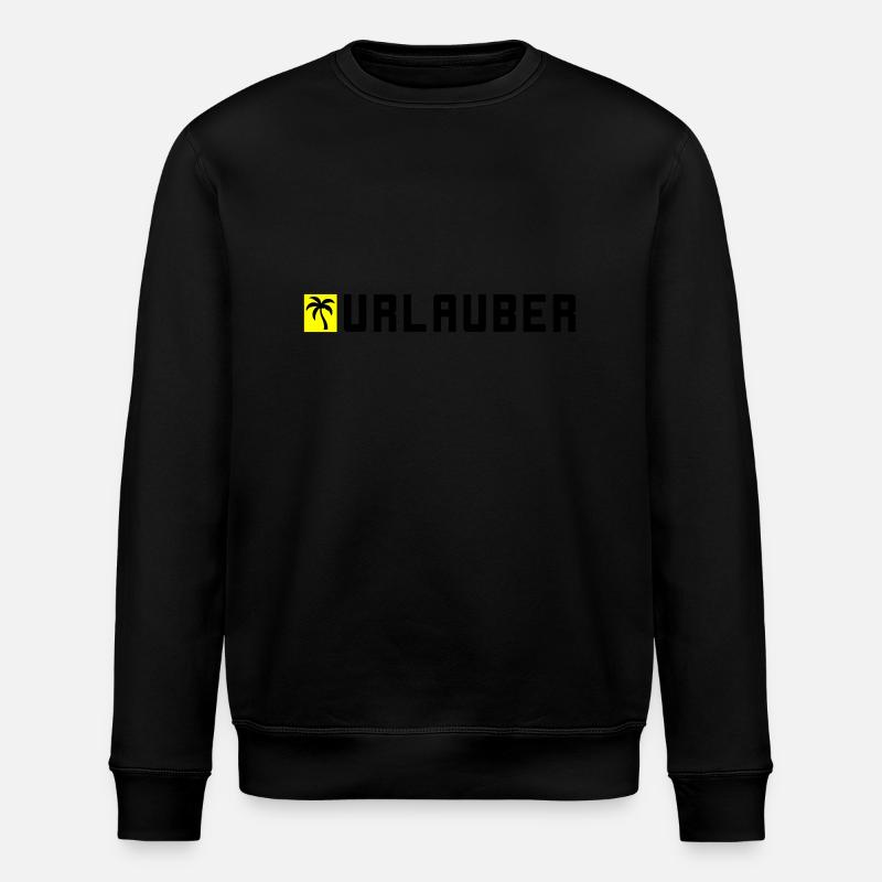 Urlauber Sommer - Stanley/Stella Unisex Bio-Sweatshirt ROLLER - Schwarz