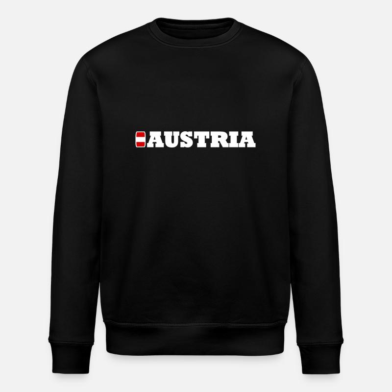 Autriche / Autriche - Sweat bio ROLLER Stanley/Stella Unisexe - noir