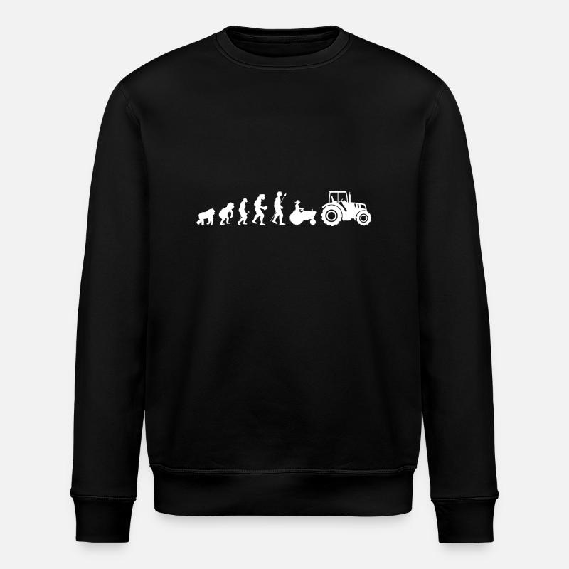 Évolution tracteur - Sweat bio ROLLER Stanley/Stella Unisexe - noir