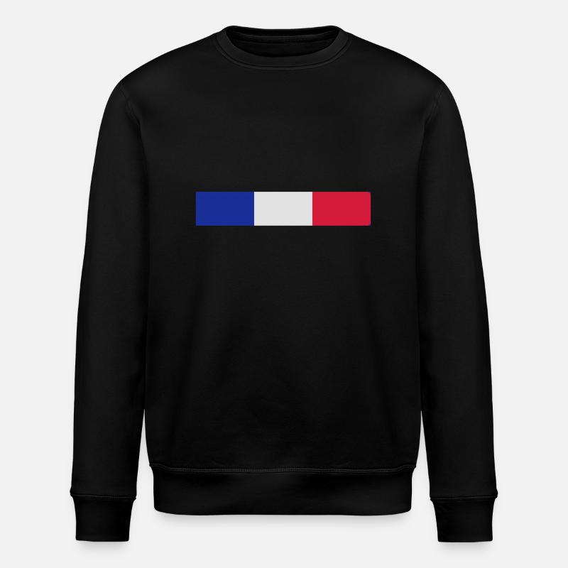 France - Stanley/Stella Unisex Bio-Sweatshirt ROLLER - Schwarz