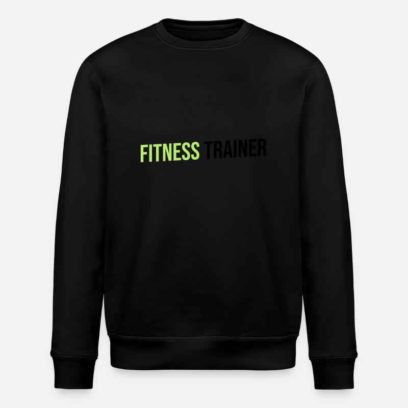 préparateur physique vert noir - Sweat bio ROLLER Stanley/Stella Unisexe - noir