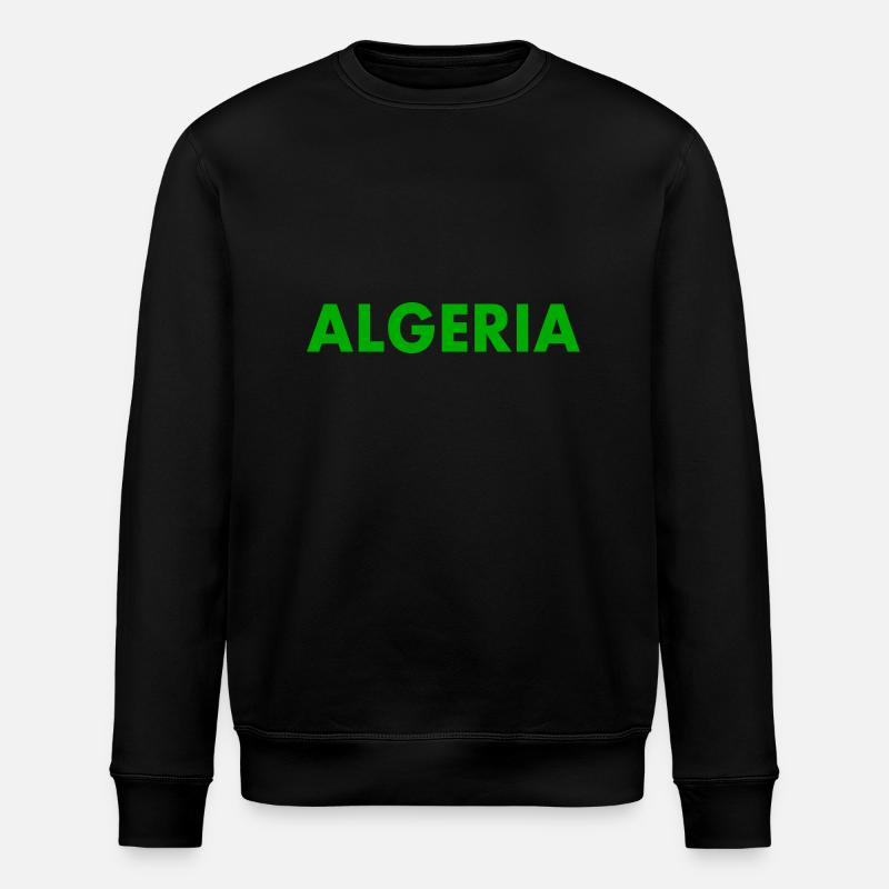 Algerien - Stanley/Stella Unisex Bio-Sweatshirt ROLLER - Schwarz