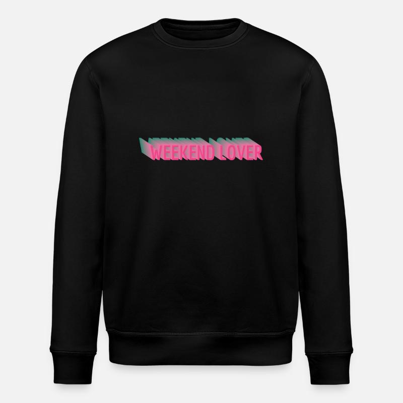 Weekend Lover - Stanley/Stella Unisex Bio-Sweatshirt ROLLER - Schwarz