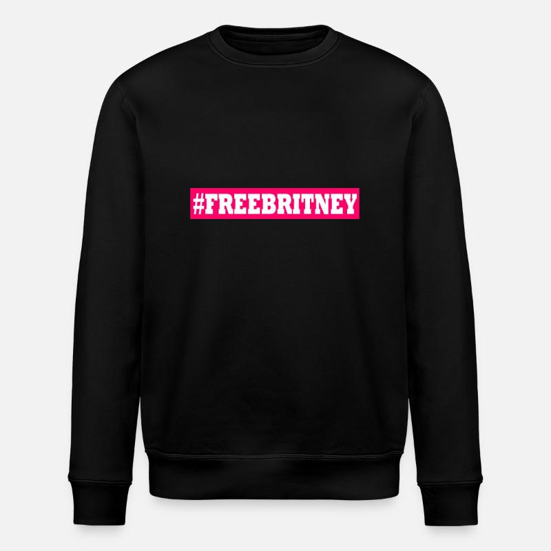 free britney - Stanley/Stella ROLLER Unisex Organic Sweatshirt - black