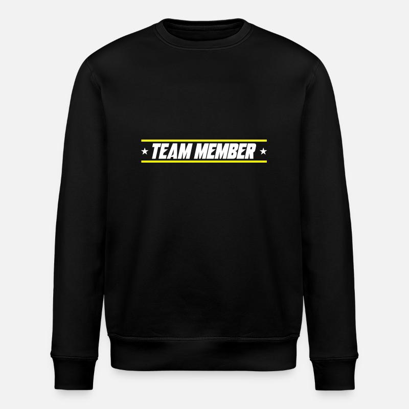 Team Mitglied - Stanley/Stella Unisex Bio-Sweatshirt ROLLER - Schwarz