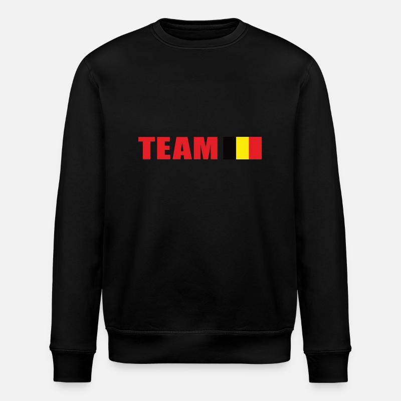 Équipe de soutien Belgique - Sweat bio ROLLER Stanley/Stella Unisexe - noir