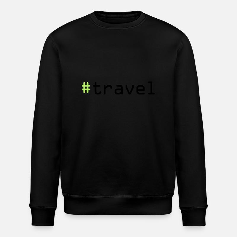 #travel - Stanley/Stella Unisex Bio-Sweatshirt ROLLER - Schwarz