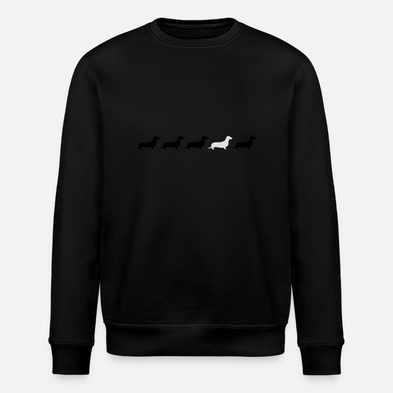 Dackel - Stanley/Stella Unisex Bio-Sweatshirt ROLLER - Schwarz