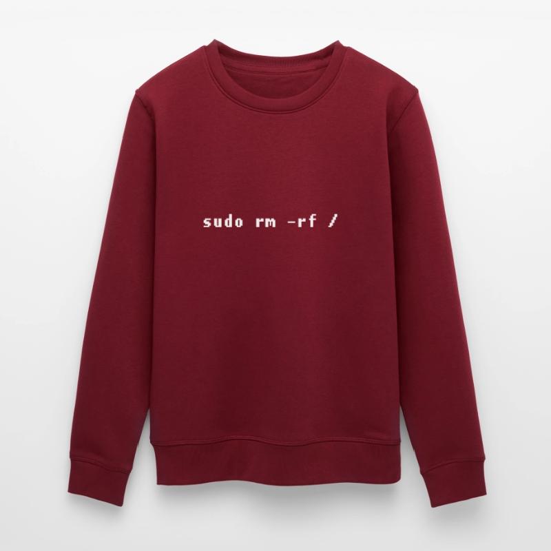 Lustiges Linux Admin Design Stanley/Stella Unisex Bio-Sweatshirt ROLLER