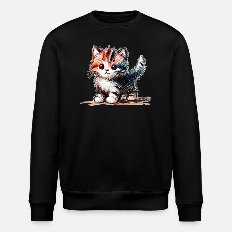 Chaton - Sweat bio ROLLER Stanley/Stella Unisexe - noir