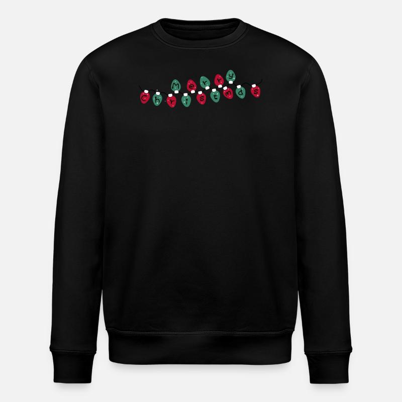 LUMIÈRES DE JOYEUX NOËL - Sweat bio ROLLER Stanley/Stella Unisexe - noir